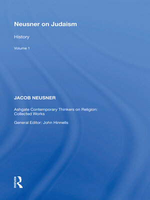 cover image of Neusner on Judaism